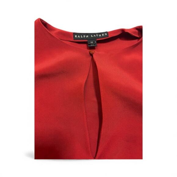 Ralph Lauren Black Label Burnt Orange Mini Sheath Dress - Picture 2 of 3